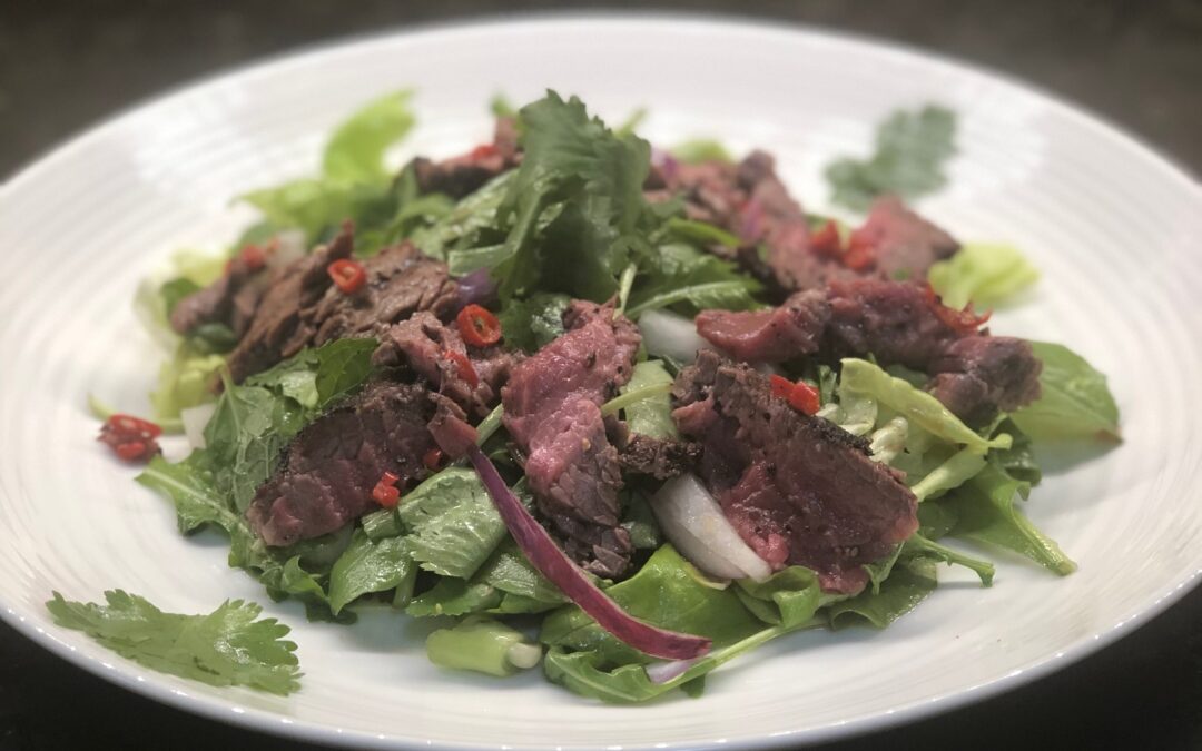 Thai beef salad From the Farm Prince Edward County