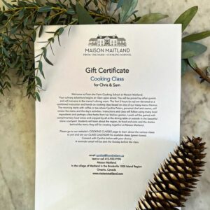 Maison Maitland Gift Certificate