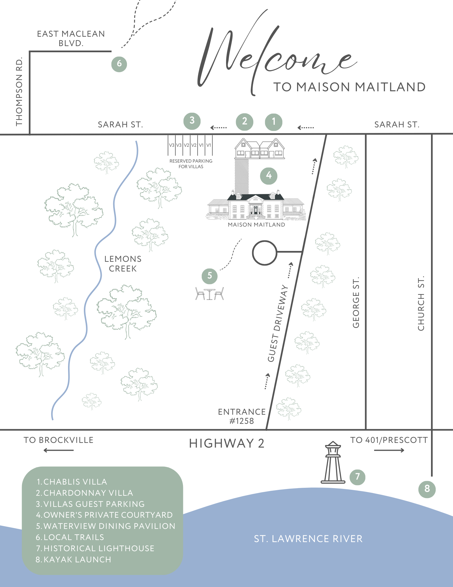 Maison Maitland Map View